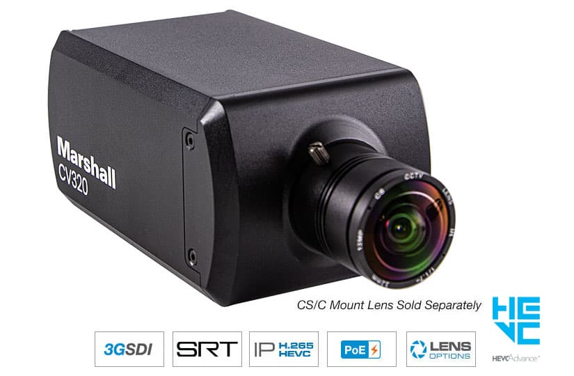 Marshall Electronics CV320 kompaktní Full HD kamera s CS/C bajonetem